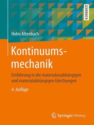 cover image of Kontinuumsmechanik